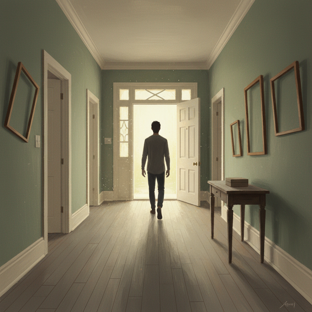Two Years Ago He Walked Out the Door